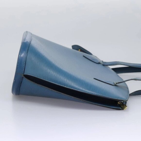 LOUIS VUITTON Epi Saint Jacques Shopping Shoulder Bag Blue Auth - Picture 5 of 16